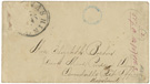 Envelope for Letter from John Boston, a runaway slave, to his wife, Elizabeth, January 12, 1862