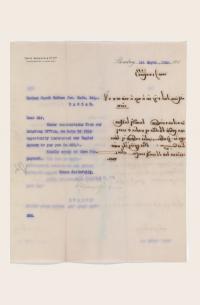 Letter from David Sassoon & Co. Ltd., Bombay, Regarding a Payment, 1920