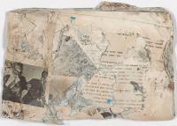 Fragment of a Book with Hebrew Songs, mid-20th century