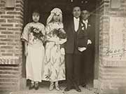 Wedding Photograph of Wong Lan Fong and Yee Shew Ning.
