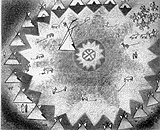 Indian Village by Julius Twohy