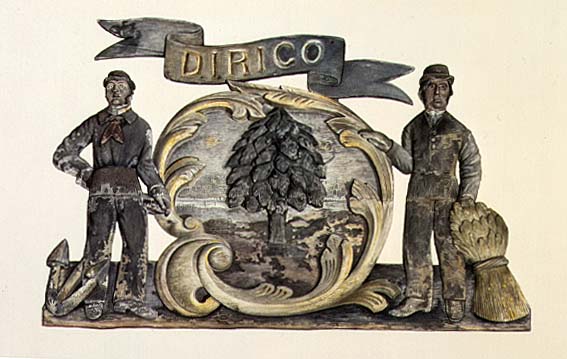 Figurehead Carving for State of Maine by John Davis