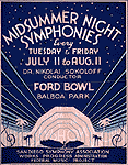 Poster: "Midsummer Night Symphonies"