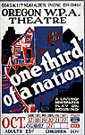Poster: "One Third of a Nation", Oregon WPA Theatre