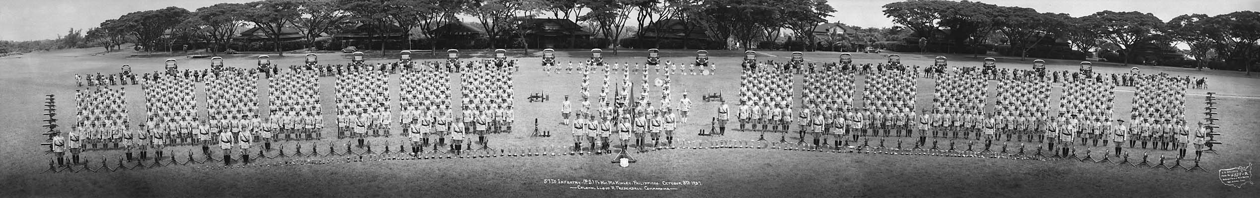 57th Infantry (Philippine Scouts). Fort William McKinley; Rizal, Philippines. October 8, 1937.