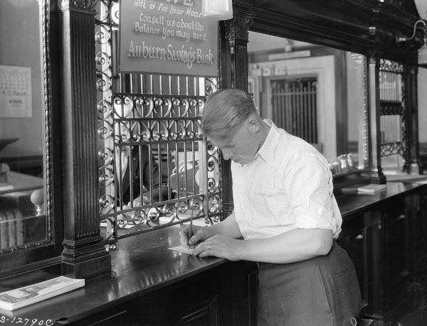 "Customer at Auburn Savings Bank"