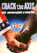 Poster Crack the Axis--with Uninterupted (sic) Production