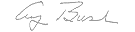 George Bush Signature