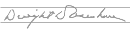 Dwight D Eisenhower Signature