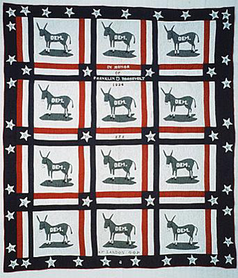 Democratic Donkey quilt