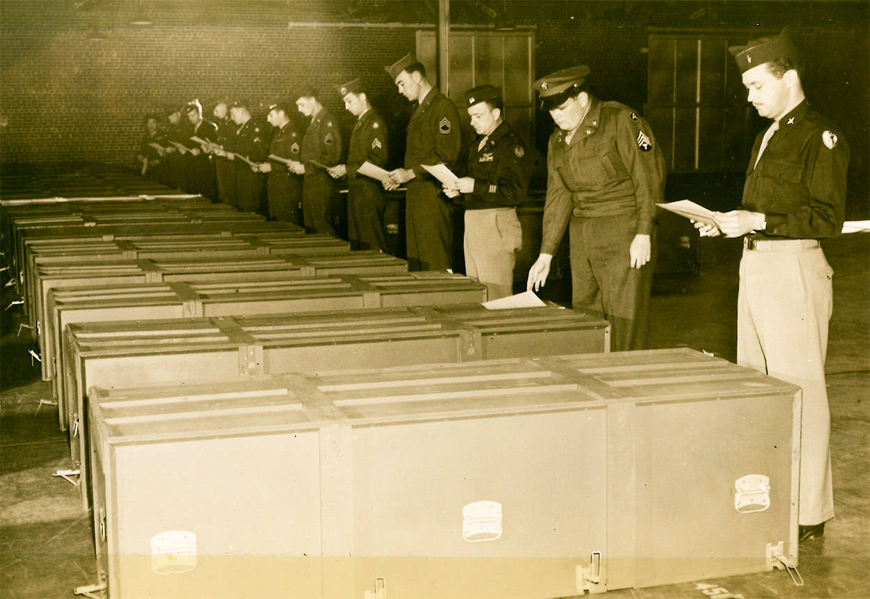 Graves Registration Division at the Atlanta General Depot