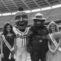 Smokey Bear and Homer the Brave with Miss Georgia Forestry and Miss Gum Turpentine