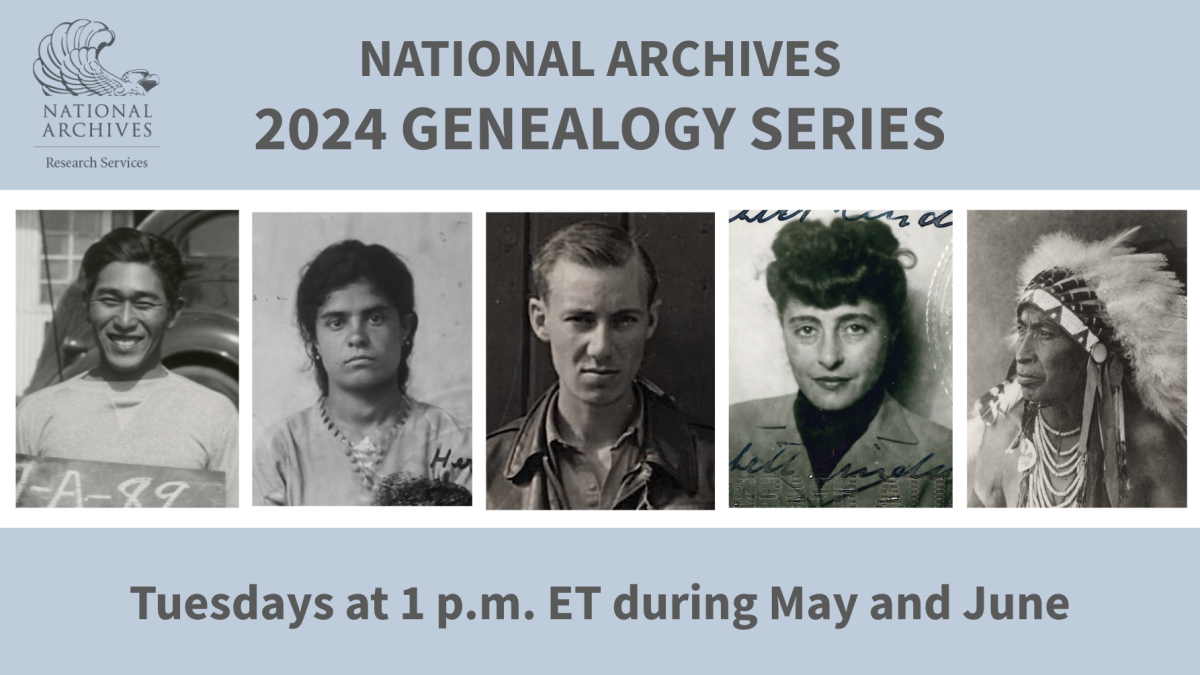 2024 genealogy series poster