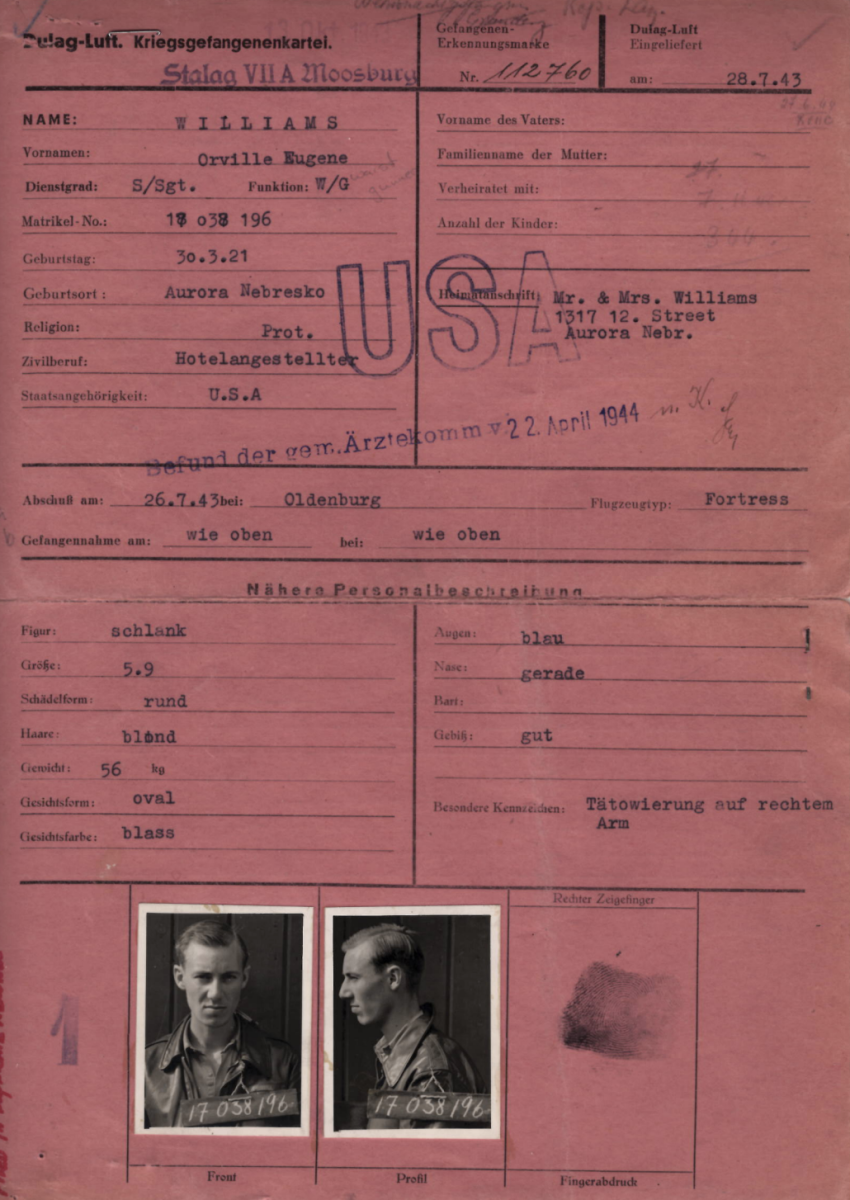 Sample from Stalag VIIA Cards