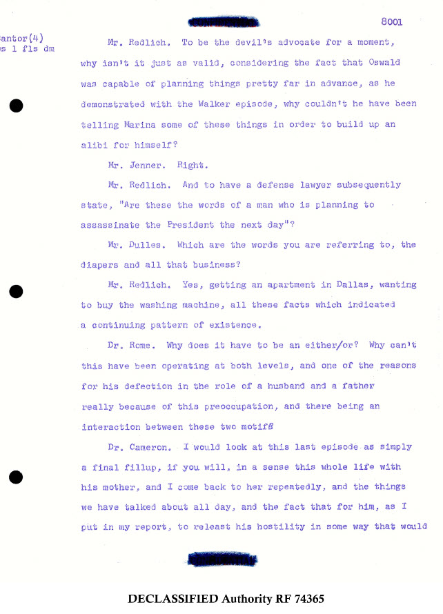Transcript of Meeting of Members of Staff, July 9, 1964