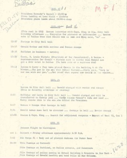 Correspondence Relating to Films and Tape Recordings, November 30, 1963–September 24, 1964