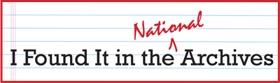 "I Found it in the National Archives" contest logo