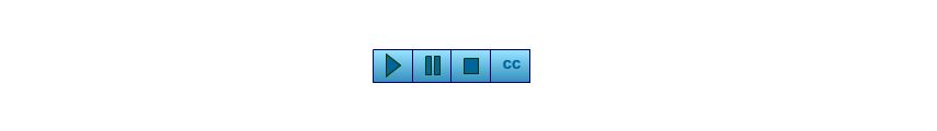 Audio control buttons: including the play, pause, stop and Closed Caption (CC) button.