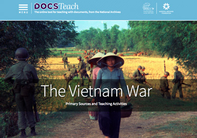 Vietnam War Page on DocsTeach