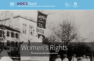 Women's Rights DocsTeach Page