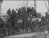 Soldiers Aboard Ship