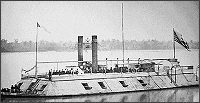 First Ironclad Gunboat built in the US, The St. Louis