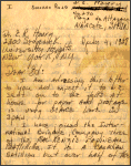 Letter, Page 1