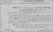 Detal of Moses Honner Warrant