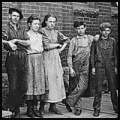 Child Workers Outside Factory