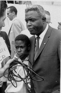 Jackie Robinson and his son David at the March on Washington (August 28, 1963) - History By Mail