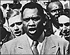 Detail of Paul Robeson Leading Singing