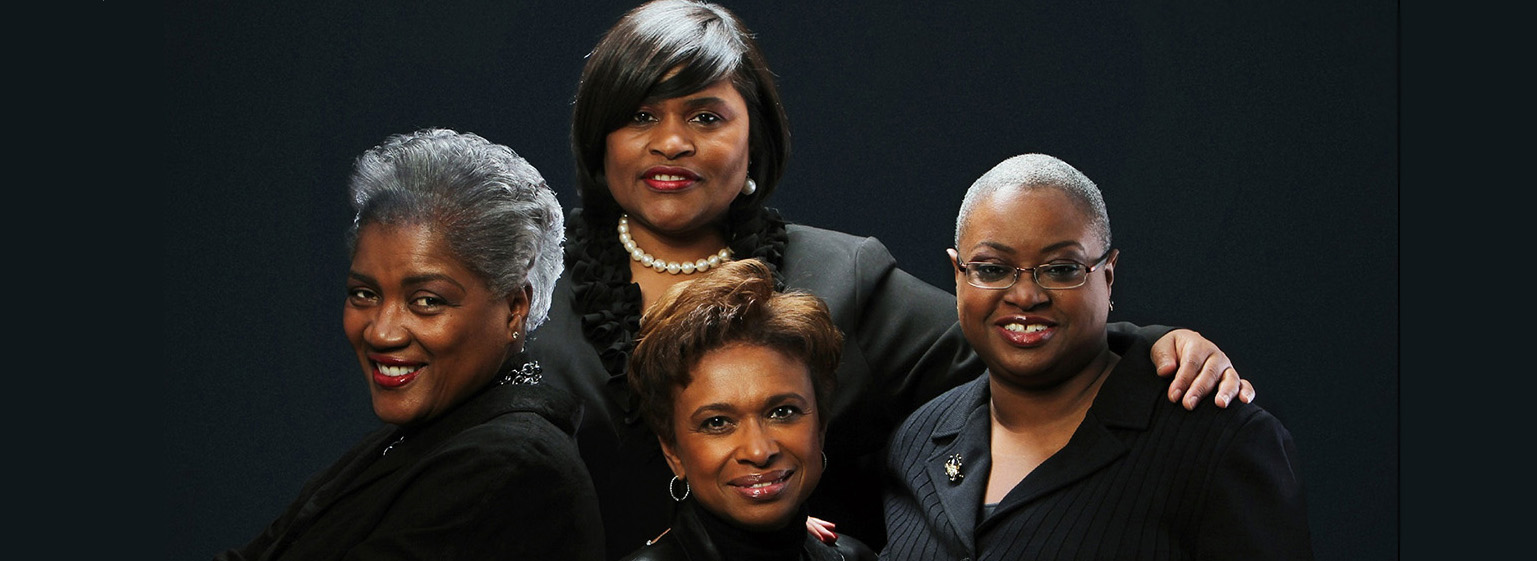 Donna Brazile, Yolanda Caraway, Leah Daughtry, and Minyon Moore