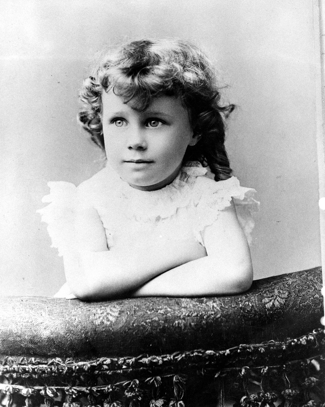 Bess Wallace Truman at four years of age.