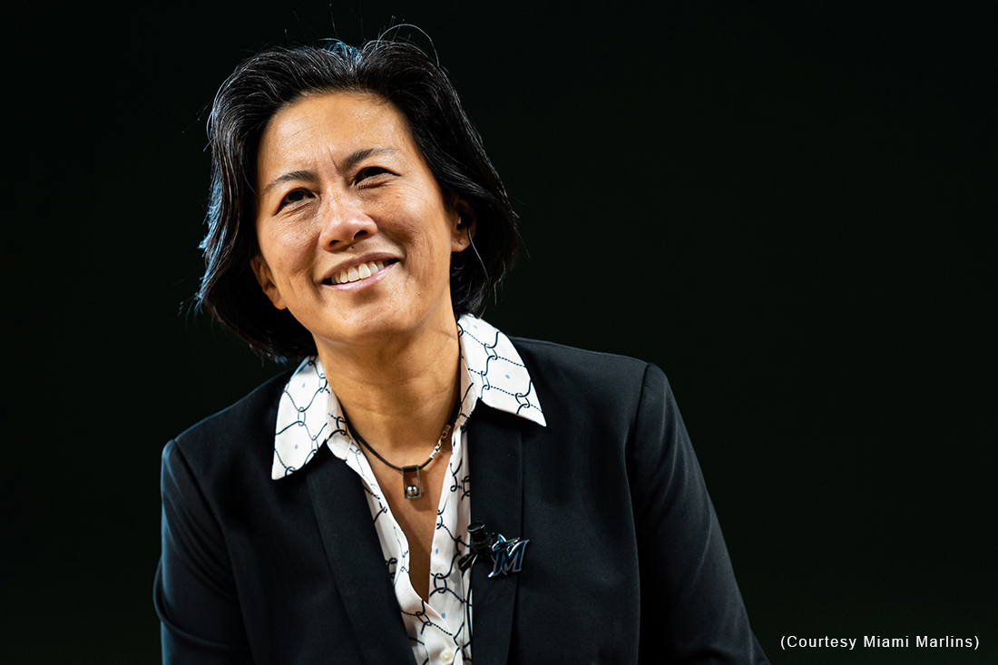 Kim Ng (photo courtesy of Miami Marlins)