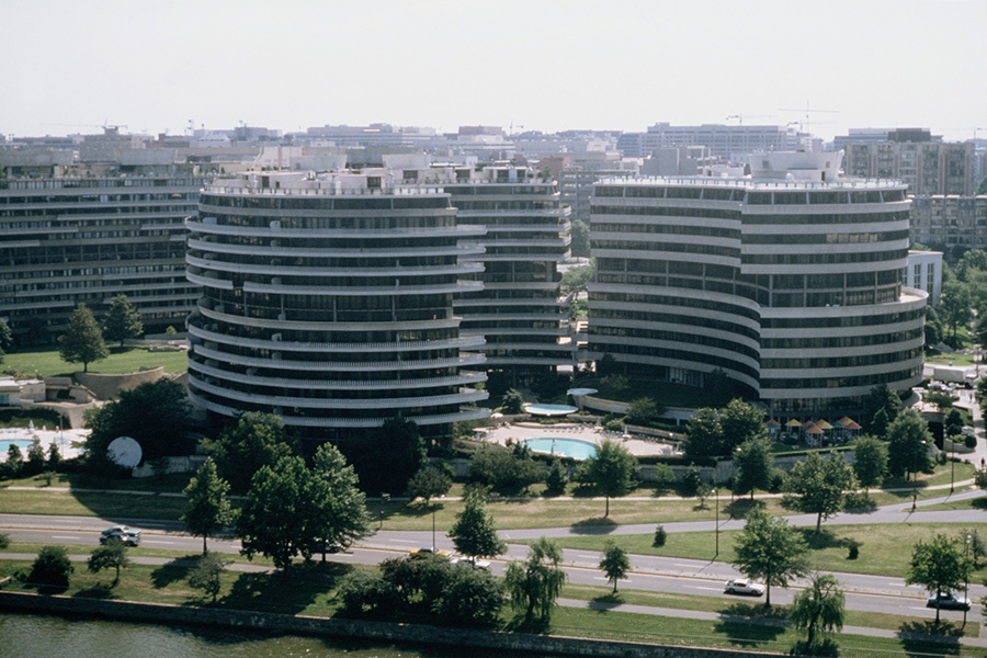 Watergate building in Washington, DC