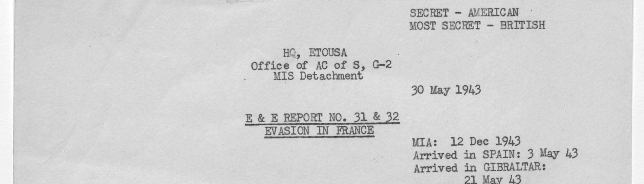 Records of Headquarters, European Theater of Operations, United States Army (World War II)