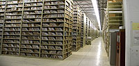 Interior of Kingsridge Federal Records Center"