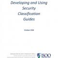 Developing and Using Security Classification Guides