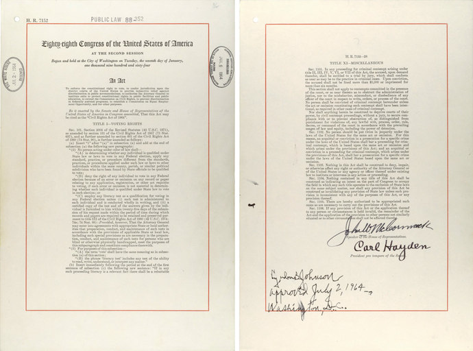 civil rights act of 1964 document