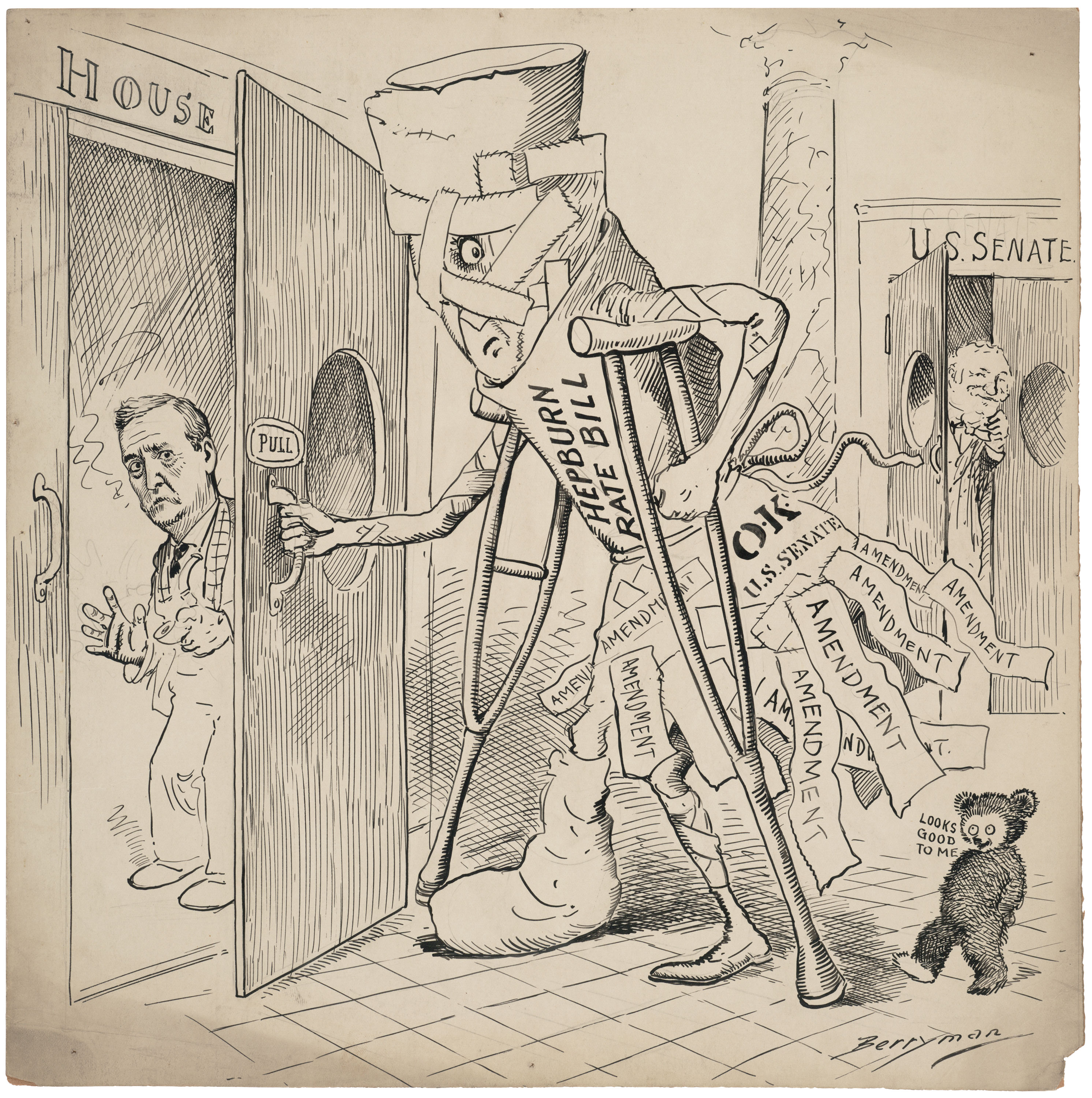 Clifford K. Berryman Political Cartoon Collection | National Archives