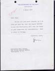 Letter from James Forrestal to Chan Gurney