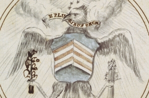 Drawing of an eagle from the Great Seal