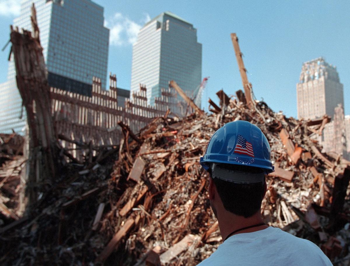 Worker at Ground Zero, New York City