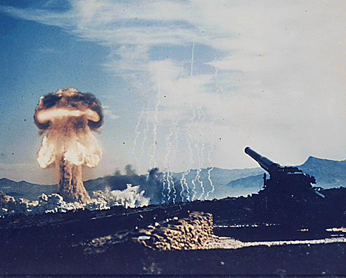 Atomic test at Frenchman's Flat, Nevada,1953