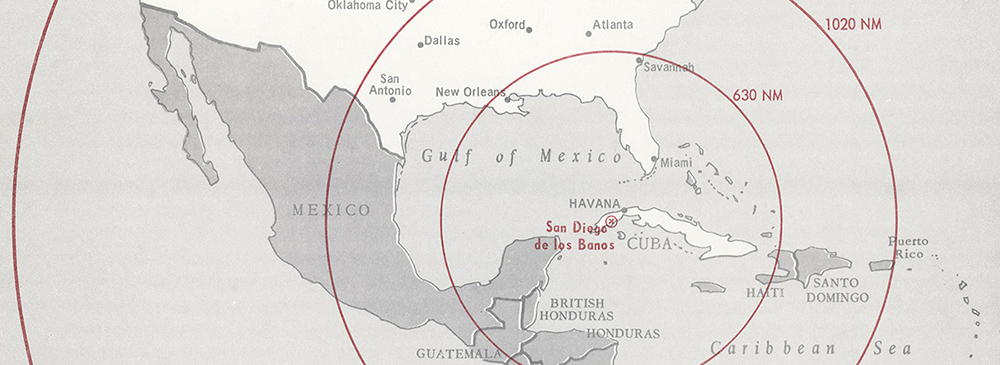 map of Cuba during Cuban Missile Crisis