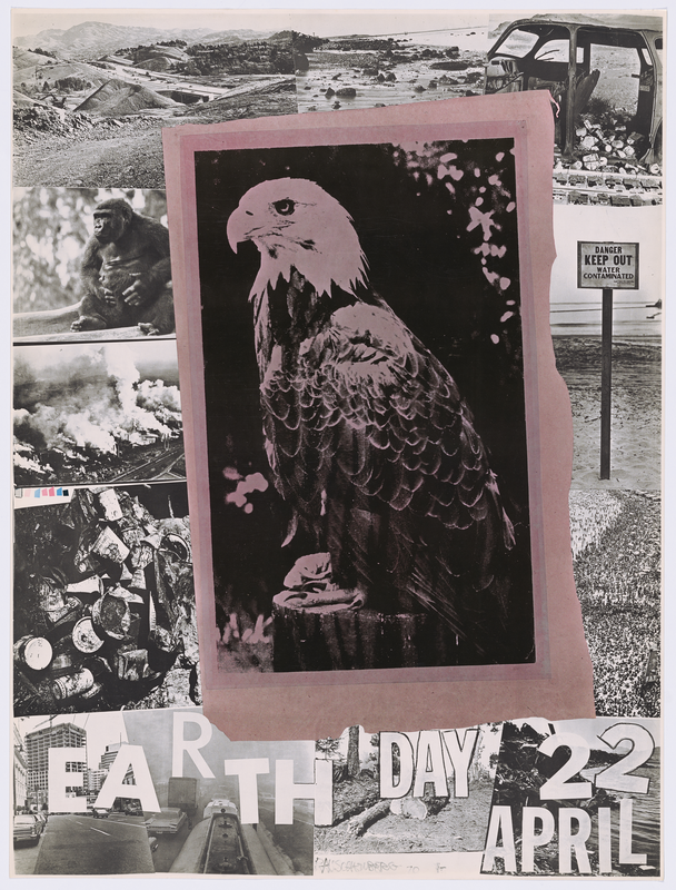 Earth Day poster by Rauschenberg