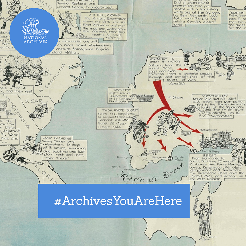 Map for ArchivesYouAreHere