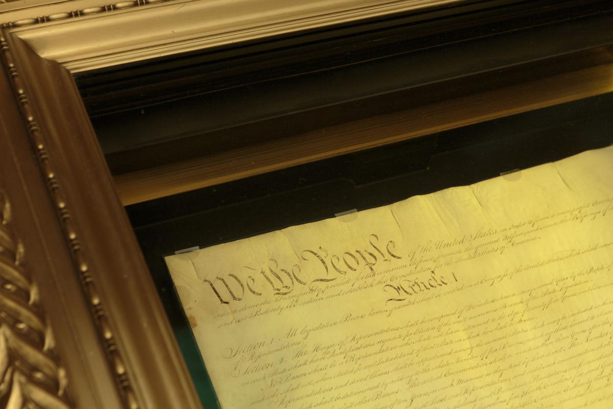 Portion of the Constitution