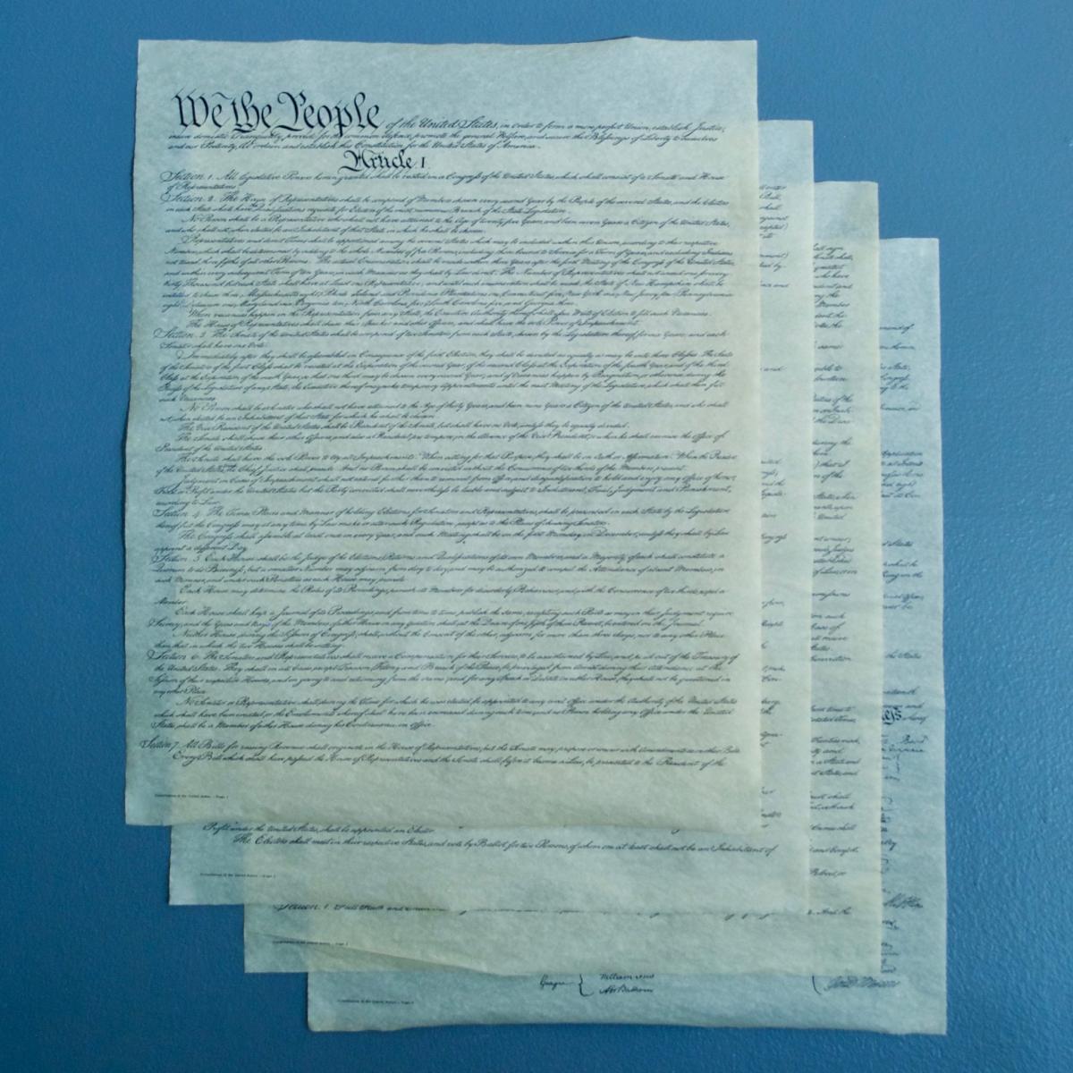 Reproduction of the Constitution