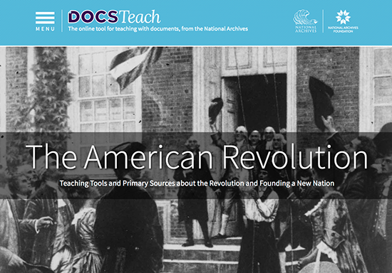 DocsTeach - American Revolution